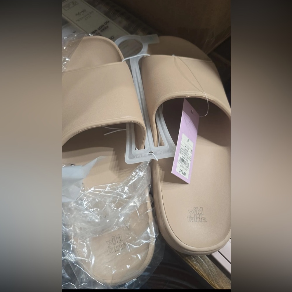 Robbie slide sandals from Wild Fable™ Tan Size 10